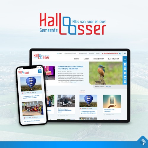 Ontwerp en ontwikkeling  online nieuwsplatform Hallo Losser